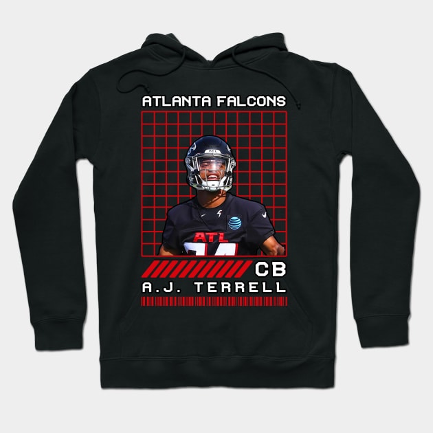 AJ TERRELL - CB - ATLANTA FALCONS Hoodie by Mudahan Muncul 2022